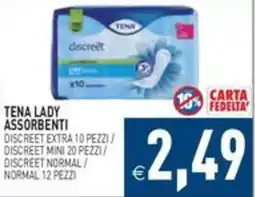 Pim Supermercati Tena Lady assorbenti offerta