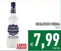 Pim Supermercati Keglevich vodka offerta