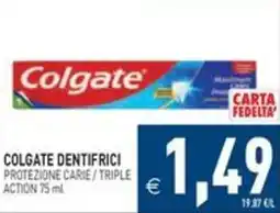 Pim Supermercati Colgate dentifrici protezione carie triple action offerta