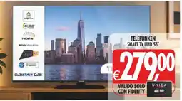 Deco Superstore Telefunken Smart TV UHD 55" offerta