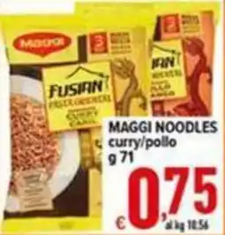 Iper Triscount Maggi Noodles curry/pollo offerta