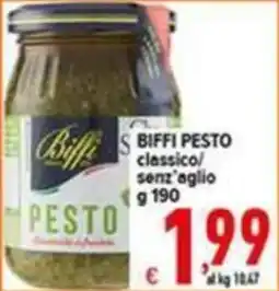 Iper Triscount Biffi pesto classico offerta