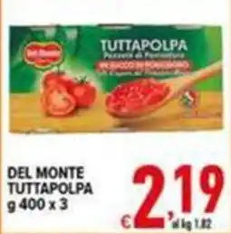 Iper Triscount Del Monte Tuttapolpa offerta