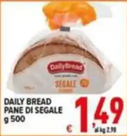 Iper Triscount Daily Bread pane di segale offerta