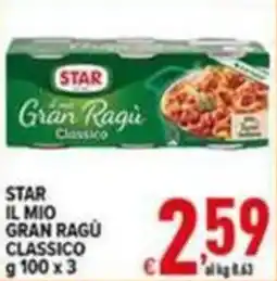 Iper Triscount Star il mio gran ragù classico offerta