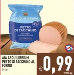 Pim Supermercati Aia Aequilibrium petto di tacchino al forno offerta