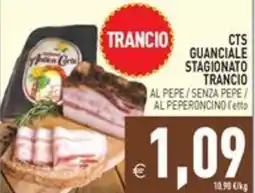 Pim Supermercati Trancio guanciale stagionato offerta