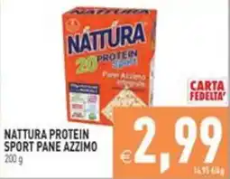 Pim Supermercati Nattura protein sport pane azzimo offerta