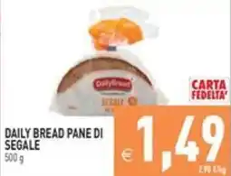 Pim Supermercati Daily Bread pane di segale offerta