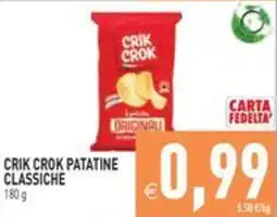 Pim Supermercati Crik Crok patatine classiche offerta