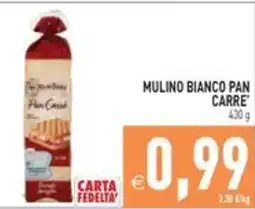 Pim Supermercati Mulino Bianco Pan Carre offerta