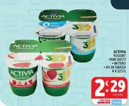 Deco Market Activia yogurt vari gusti offerta