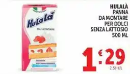 Deco Market Hulala panna da montare per dolci senza lattosio offerta