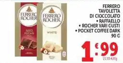 Deco Market Ferrero Rocher Tavoletta di cioccolato offerta