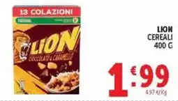 Deco Market Lion cereali cioccolato e caramello offerta