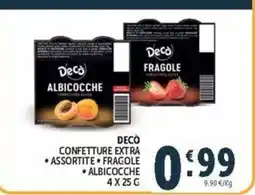 Deco Market Decò confetture extra assortite fragole albicocche offerta