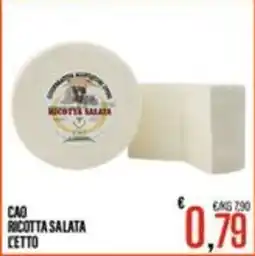Supermercati EffePiù Cao Ricotta Salata Cetto offerta