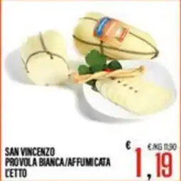 Supermercati EffePiù San Vincenzo provola bianca/affumicata offerta