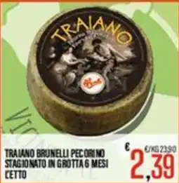 Supermercati EffePiù Traiano Brunelli Pecorino offerta