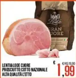 Supermercati EffePiù Prosciutto cotto nazionale offerta
