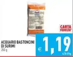 Pim Supermercati Acquario bastoncini di surimi offerta