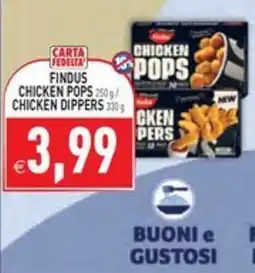 Pim Supermercati Findus Chicken Pops offerta