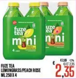 Supermercati EffePiù Fuze Tea Lemongrass/Peach Rose offerta