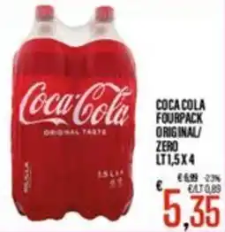Supermercati EffePiù Coca cola fourpack original/zero offerta