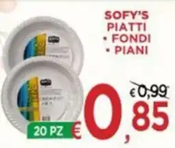 Jero Market Sofy's piatti fondi piani offerta