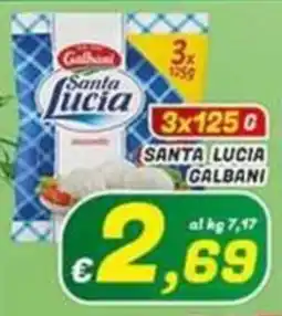 Idromarket Santa Lucia Galbani offerta