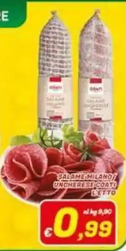 Idromarket Salame Milano Ungherese Coati offerta