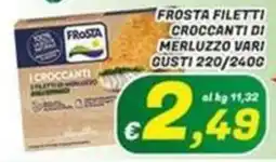 Idromarket Frosta croccanti filetti merluzzo offerta