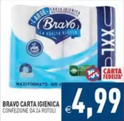 Pim Supermercati Bravo carta igienica offerta