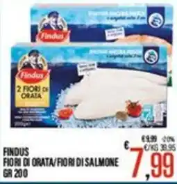 Supermercati EffePiù Findus Fiori di Orata/Fiori di Salmone offerta