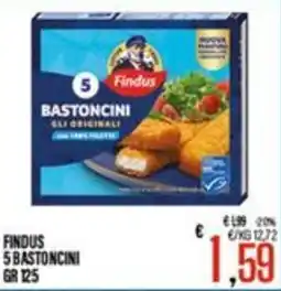 Supermercati EffePiù Findus bastoncini offerta