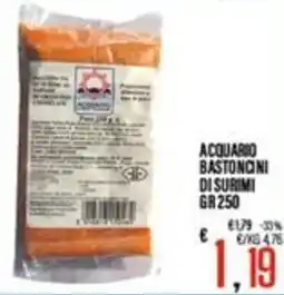 Supermercati EffePiù Acquario bastoncini di surimi offerta