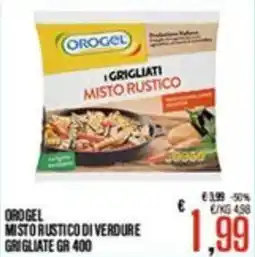 Supermercati EffePiù OroGel Misto Rustico di Verdure Grigliate offerta