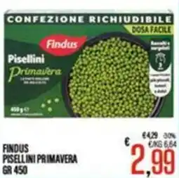 Supermercati EffePiù Findus Pisellini Primavera offerta