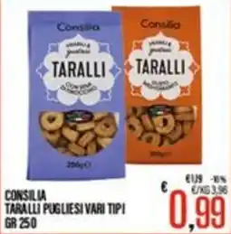 Supermercati EffePiù Consilia taralli pugliesi offerta