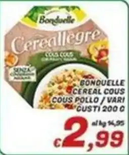 Idromarket Bonduelle Cereal Cous Cous Pollo / Vari Gusti offerta