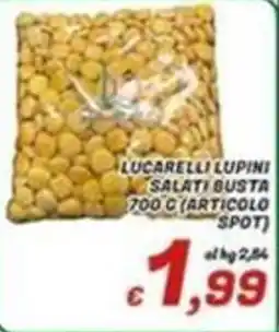 Idromarket Lucarelli lupini salati busta offerta