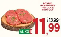 Jero Market Bovino hamburger rucola e provola offerta