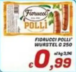 Idromarket Fiorucci Polli wurstel offerta