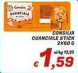 Idromarket Consilia guanciale stick offerta
