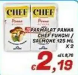 Idromarket Parmalat panna chef funghi / salmone offerta