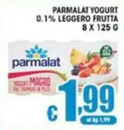 Sacoph Parmalat Yogurt 0.1% Leggero Frutta offerta