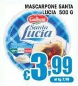 Sacoph Mascarpone Santa Lucia offerta