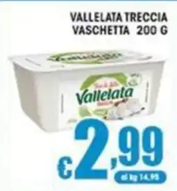 Sacoph Vallelata treccia vaschetta offerta
