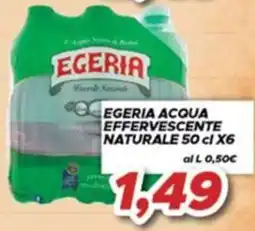 MA Supermercati Egeria acqua effervescente naturale offerta