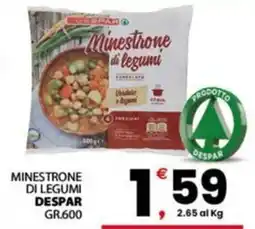 Despar Sicilia Minestrone di legumi Despar offerta